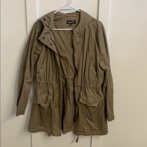 Tan military jacket